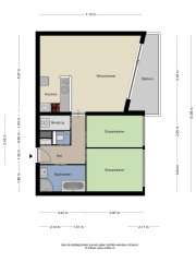 Plattegrond Jacob van Ruysdaelstraat 148 ALMERE