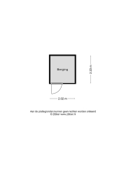 Plattegrond Frans Pietstraat 12 ALMERE