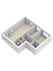 Plattegrond Frans Pietstraat 12 ALMERE