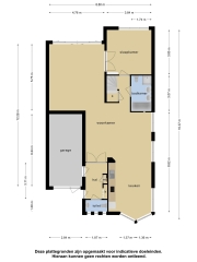 Plattegrond Kloosterlaan 37 BERGEN (NH)