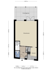 Plattegrond Adriaan van Ostadestraat 30 ALMERE