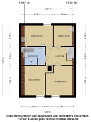 Plattegrond Tuinstraat 44 WORMERVEER