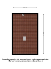 Plattegrond Tuinstraat 44 WORMERVEER