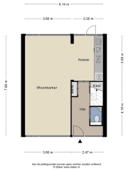 Plattegrond Wylster 15 DOKKUM