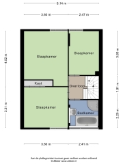 Plattegrond Wylster 15 DOKKUM