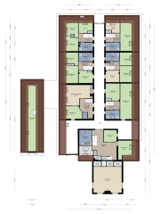 Plattegrond Gaestdyk 61 TJERKGAAST