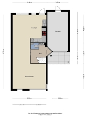 Plattegrond Van der Ploegstrjitte 44 BURGUM