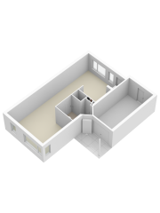 Plattegrond Van der Ploegstrjitte 44 BURGUM