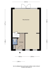 Plattegrond Raiffeisenstraat 15 ENSCHEDE