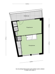 Plattegrond Heinrich Bollstraat 41 HAARLEM