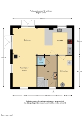 Plattegrond Aletta Jacobsstraat 72 ALMERE