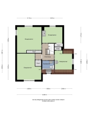 Plattegrond Wondestraat 1 ALMELO