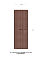 Plattegrond Wondestraat 1 ALMELO