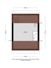 Plattegrond Drecht 21 HEERHUGOWAARD