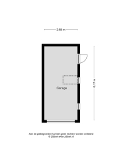 Plattegrond Ds.Talmastraat 4 WOLVEGA