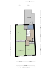 Plattegrond Halvemaanspoort 11 DOKKUM