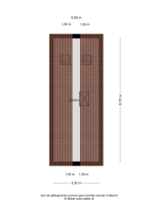 Plattegrond Karturf 76A HEERENVEEN