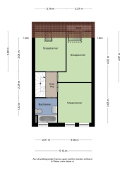 Plattegrond De Gasperisingel 7 EDE