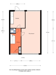 Plattegrond Te Werve 17 ALMELO