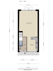 Plattegrond Topaasstraat 149 BREDA