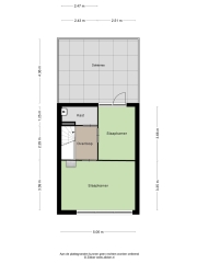 Plattegrond Topaasstraat 149 BREDA