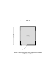 Plattegrond Topaasstraat 149 BREDA