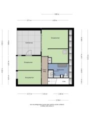 Plattegrond Burgemeester van Stamplein 300 HOOFDDORP