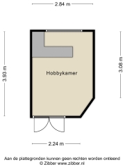 Plattegrond Hyacintstraat 58 ENSCHEDE