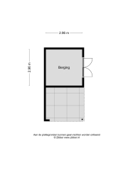 Plattegrond Meester Hodesstraat 24 BORNERBROEK