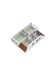 Plattegrond Meester Hodesstraat 24 BORNERBROEK