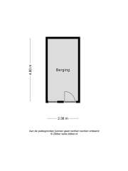 Plattegrond Leeghwaterstraat 87 HOOFDDORP