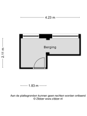 Plattegrond Jozef Israelsstraat 1 ALMELO