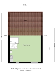 Plattegrond Slangemuur 54 ALMELO