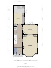 Plattegrond Burgemeester Stroinkstraat 287 ENSCHEDE