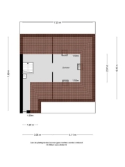 Plattegrond Burgemeester Stroinkstraat 287 ENSCHEDE