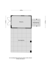 Plattegrond Burgemeester Stroinkstraat 287 ENSCHEDE