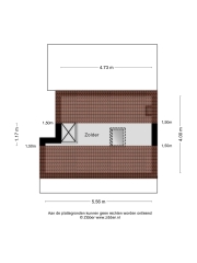 Plattegrond Minckelersstraat 70 HILVERSUM