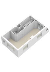 Plattegrond De Ruijterweg 3 HAARLEM