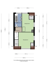 Plattegrond De Ruijterweg 3 HAARLEM