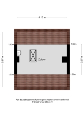 Plattegrond De Ruijterweg 3 HAARLEM