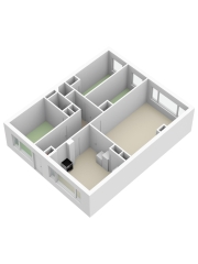 Plattegrond Rietstraat 286 ALMELO
