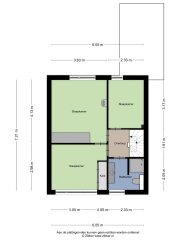 Plattegrond Goudsbloemstraat 1 MUNNEKEZIJL