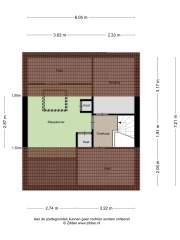 Plattegrond Goudsbloemstraat 1 MUNNEKEZIJL