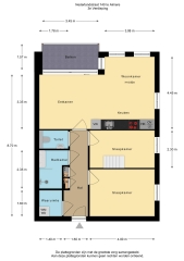 Plattegrond Nederlandstraat 140 ALMERE