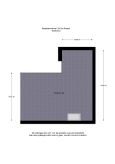 Plattegrond Nederlandstraat 140 ALMERE