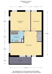 Plattegrond Elandstraat 1 ALMERE