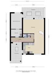 Plattegrond Marquette 16 ALMELO