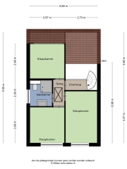 Plattegrond Marquette 16 ALMELO