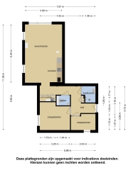 Plattegrond Kerkstraat 2 E WORMERVEER