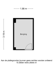 Plattegrond Gronausestraat 206 ENSCHEDE